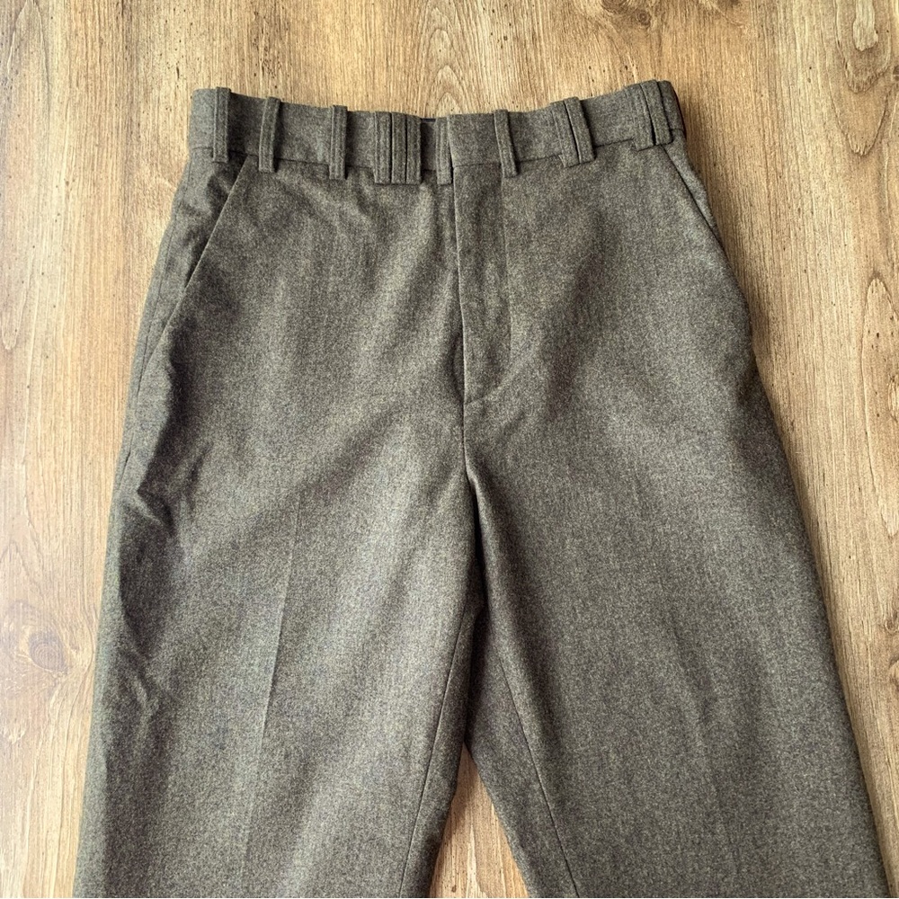 Y/Project Wool Pants Green 36 Womens Small Tall Army